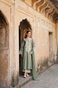 Zareefa Sage Embroidered 3-Piece Suit