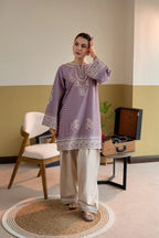 Mahveen Lilac Embroidered 2-Piece Suit